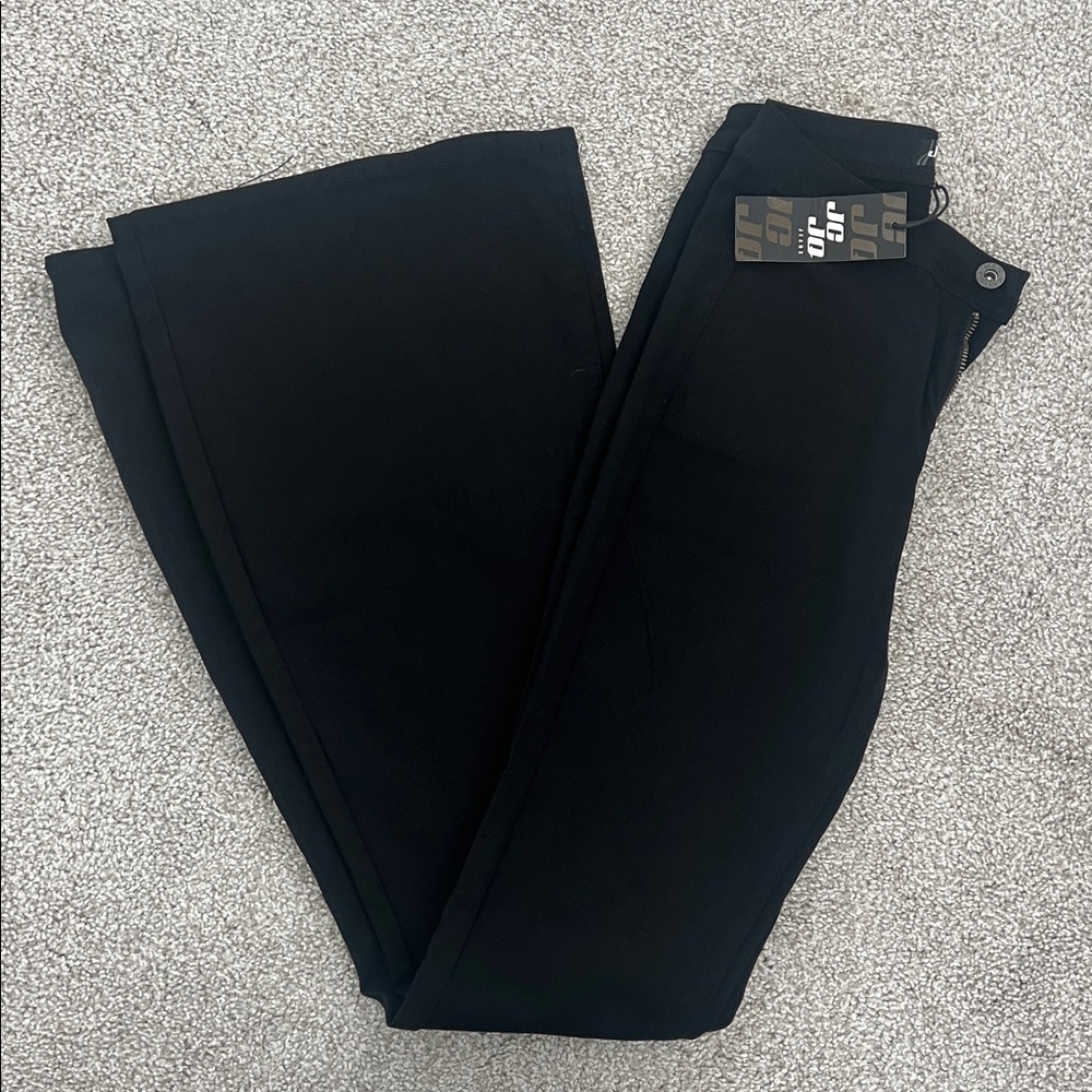Black Wide-Leg Pants
